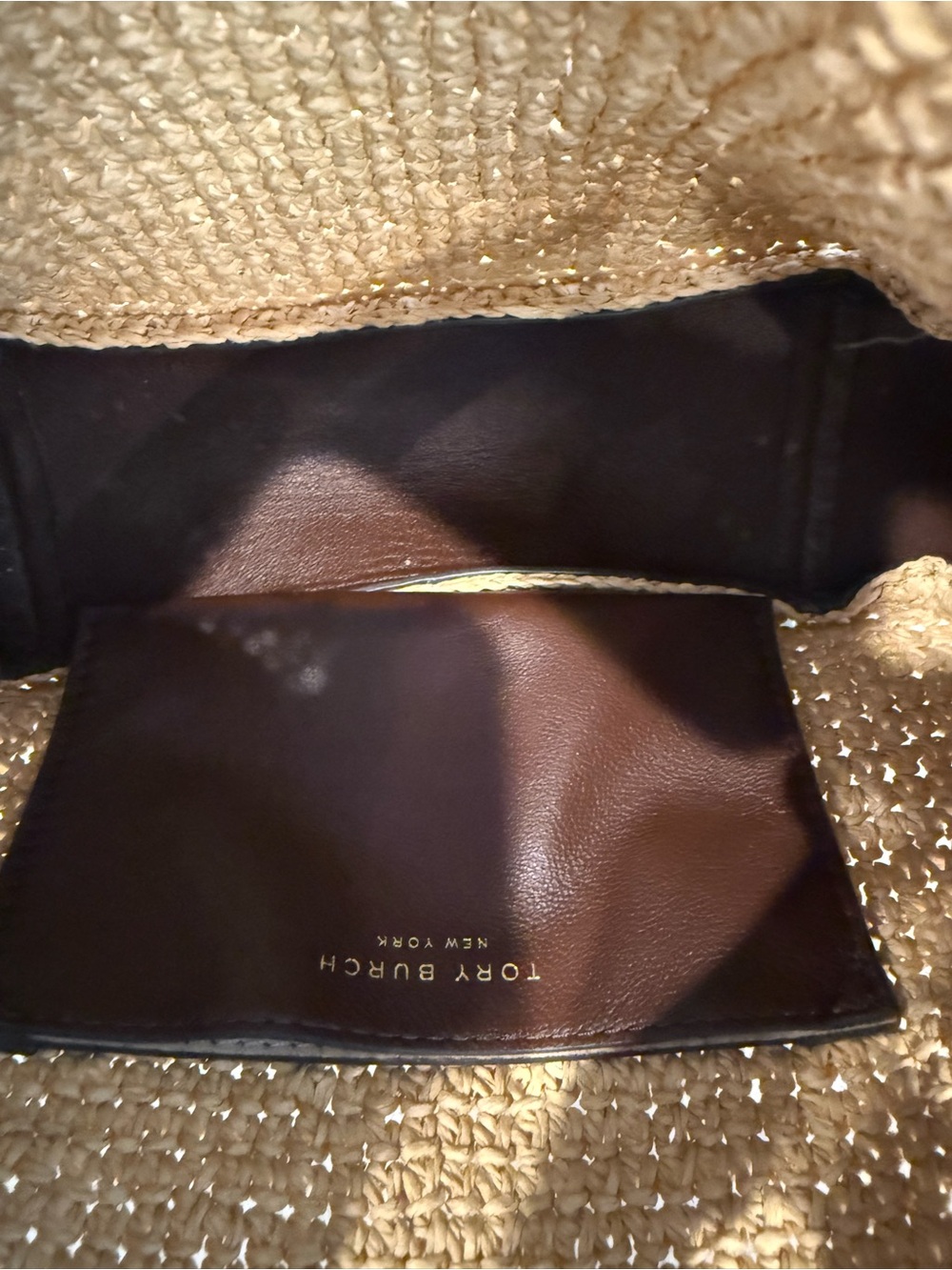 Tory Burch Small Romy Straw Shoulder Bag - Picture 8 of 8